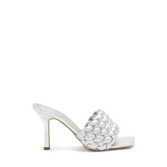 NEW VINCE CAMUTO brinela mule in pewter metallic - Picture 1 of 3